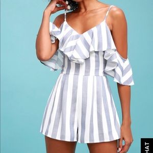 Lulus off the shoulder romper